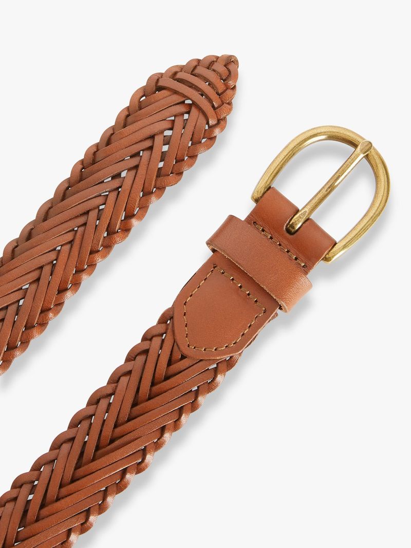Woven Leather Belt