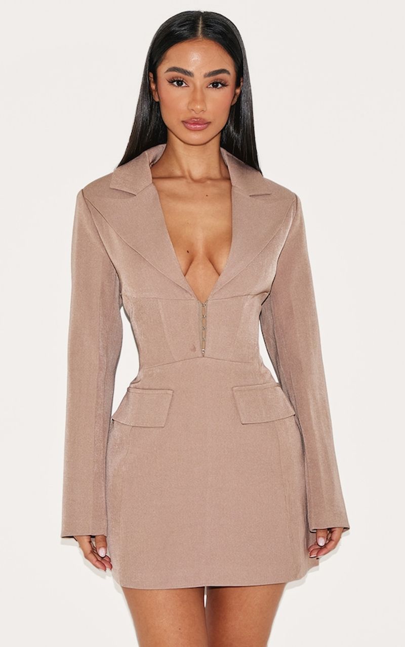 Fitted Blazer Dress