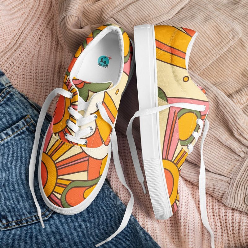 Hand-Painted Canvas Sneakers