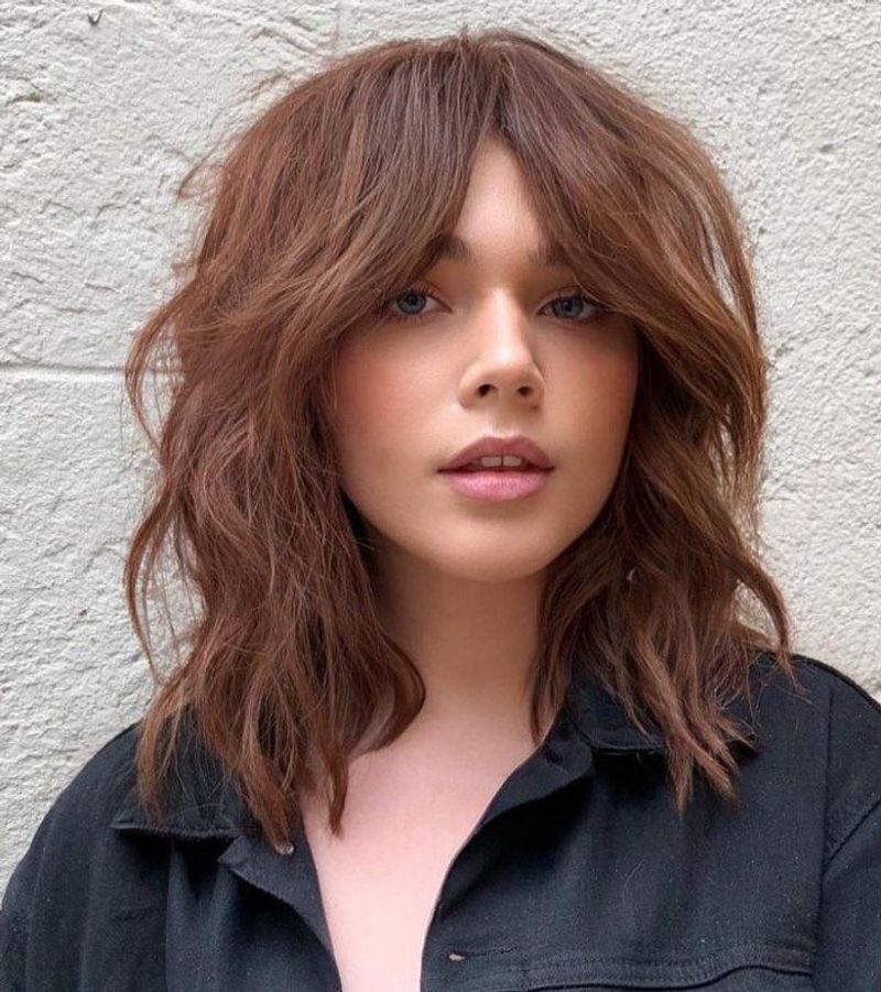 Styling Error: Center-Parted Curtain Bangs