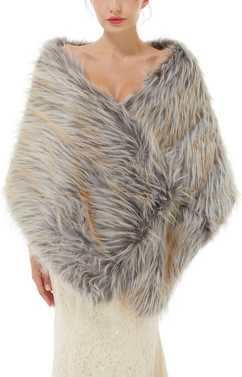 Faux Fur Stole