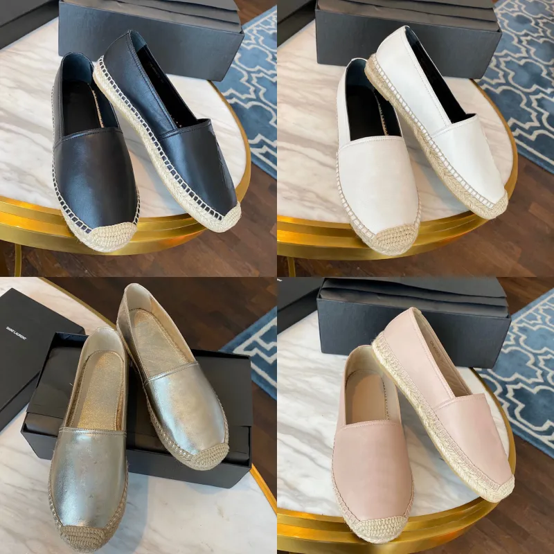 Leather Espadrille Flats