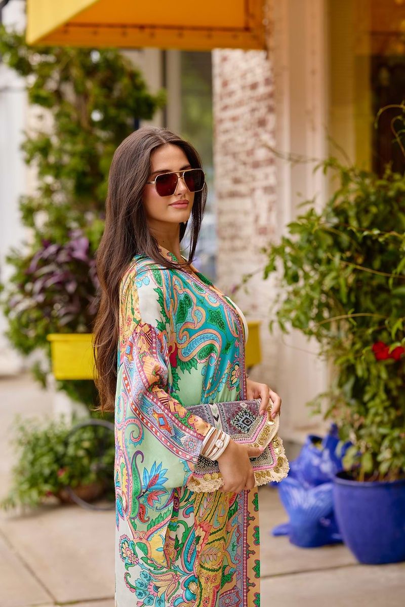 Paisley Print Kimono