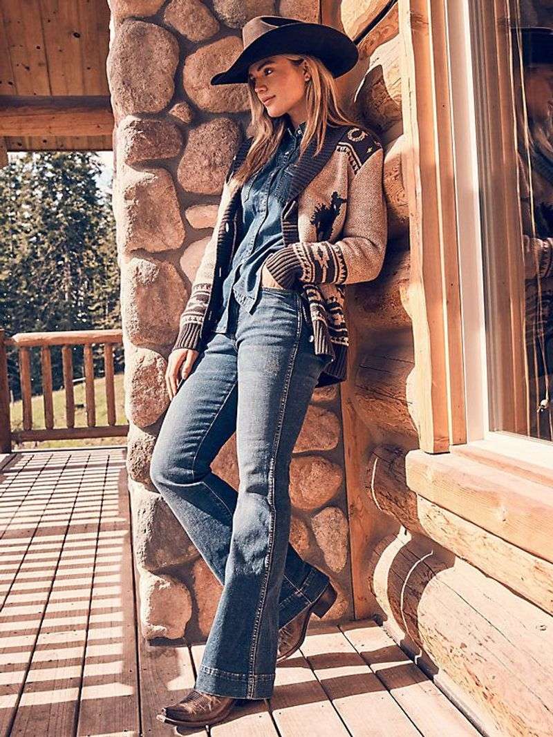 Western Shirt With Bootcut Trousers