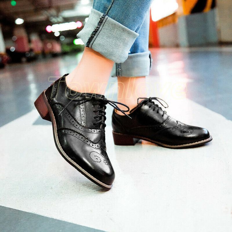Leather Oxfords