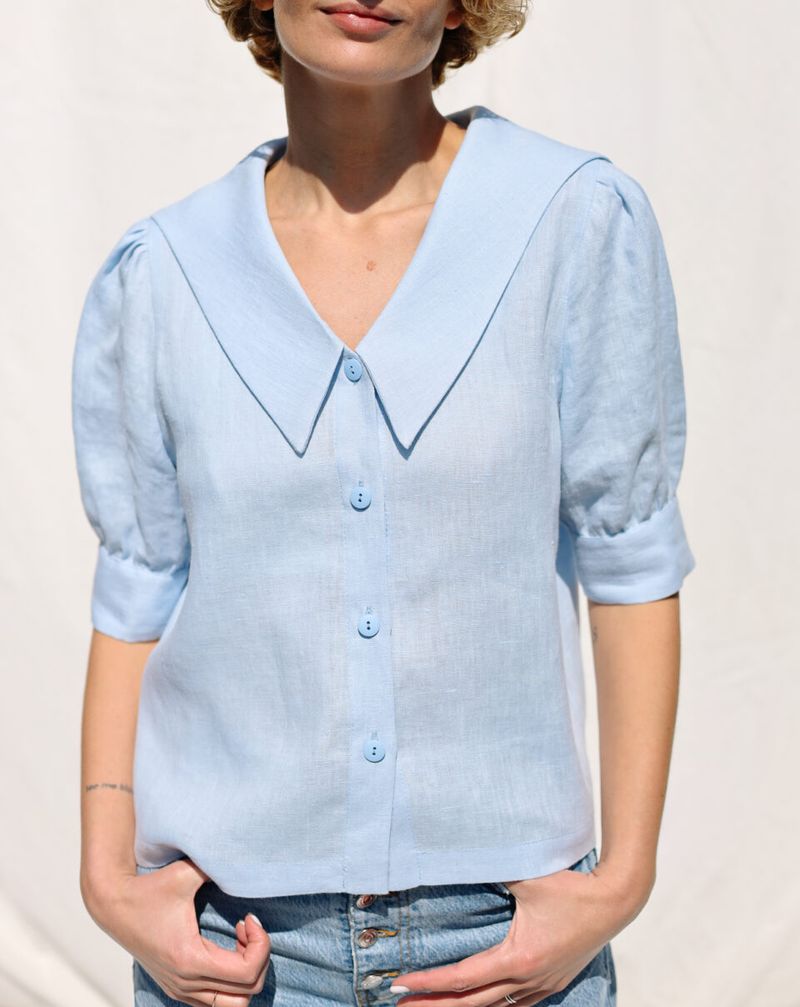 Nautical-Inspired Sailor Collar