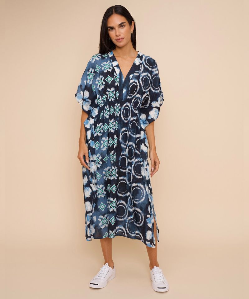 Indigo Batik Print Maxi