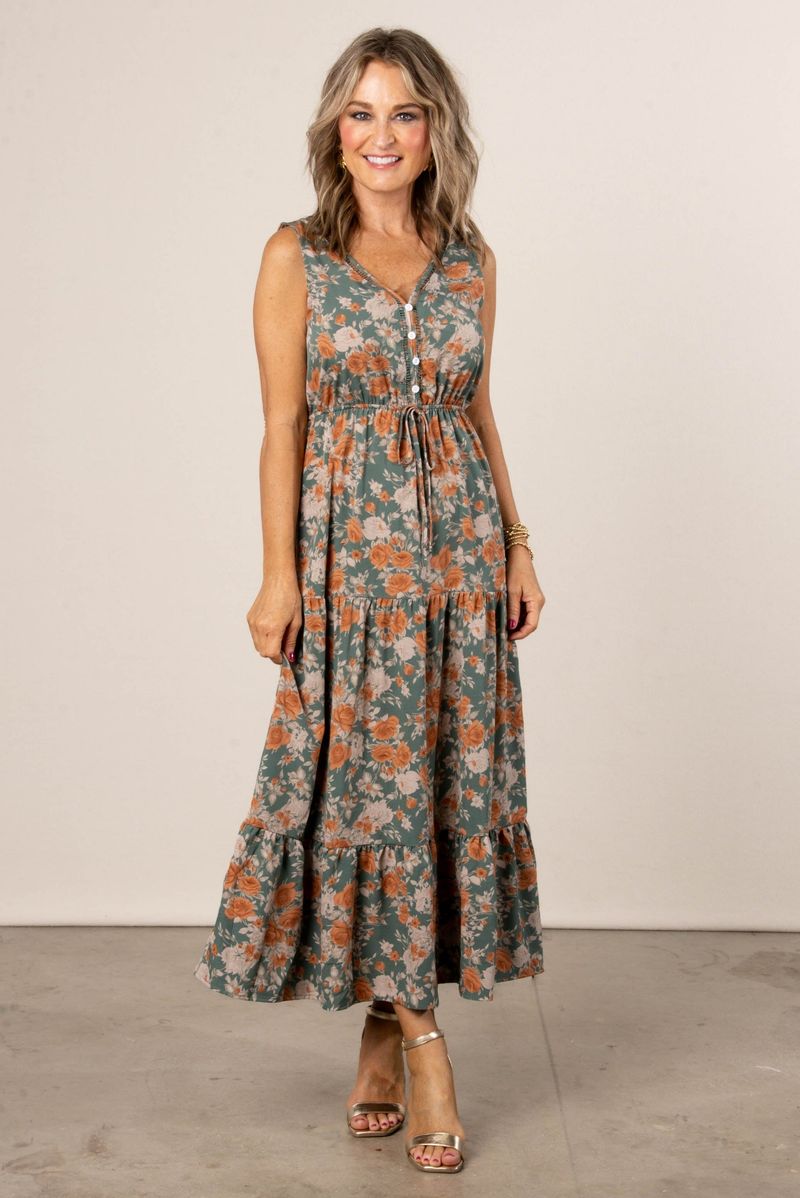 Bohemian Tiered Midi