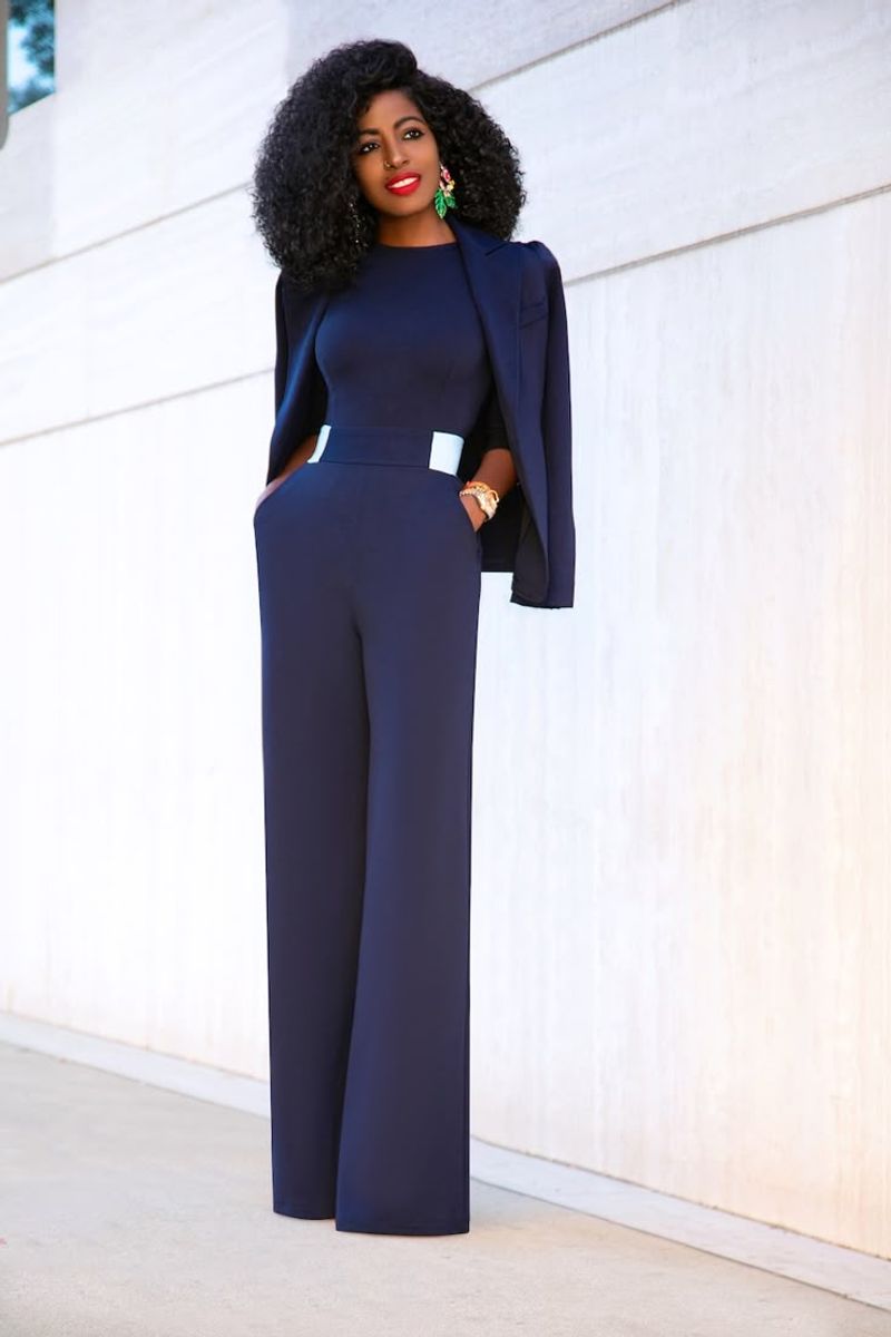 Tailored Jumpsuit with Minimal Accessories