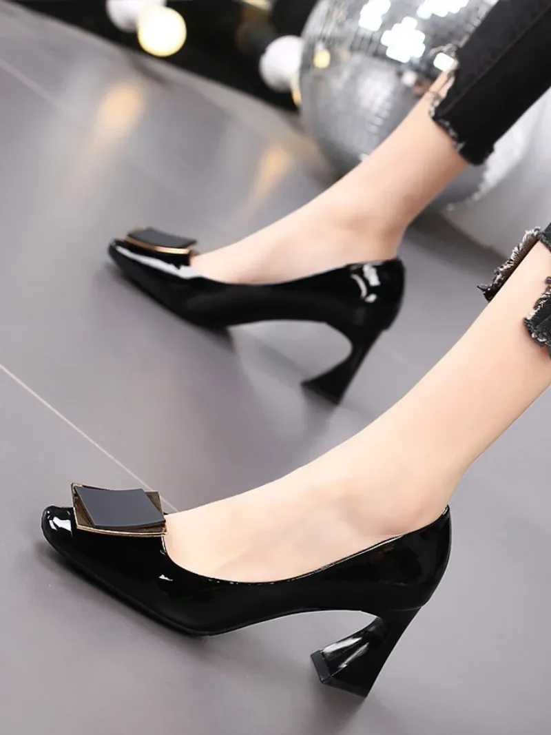 Platform Pumps (With Modest Height)