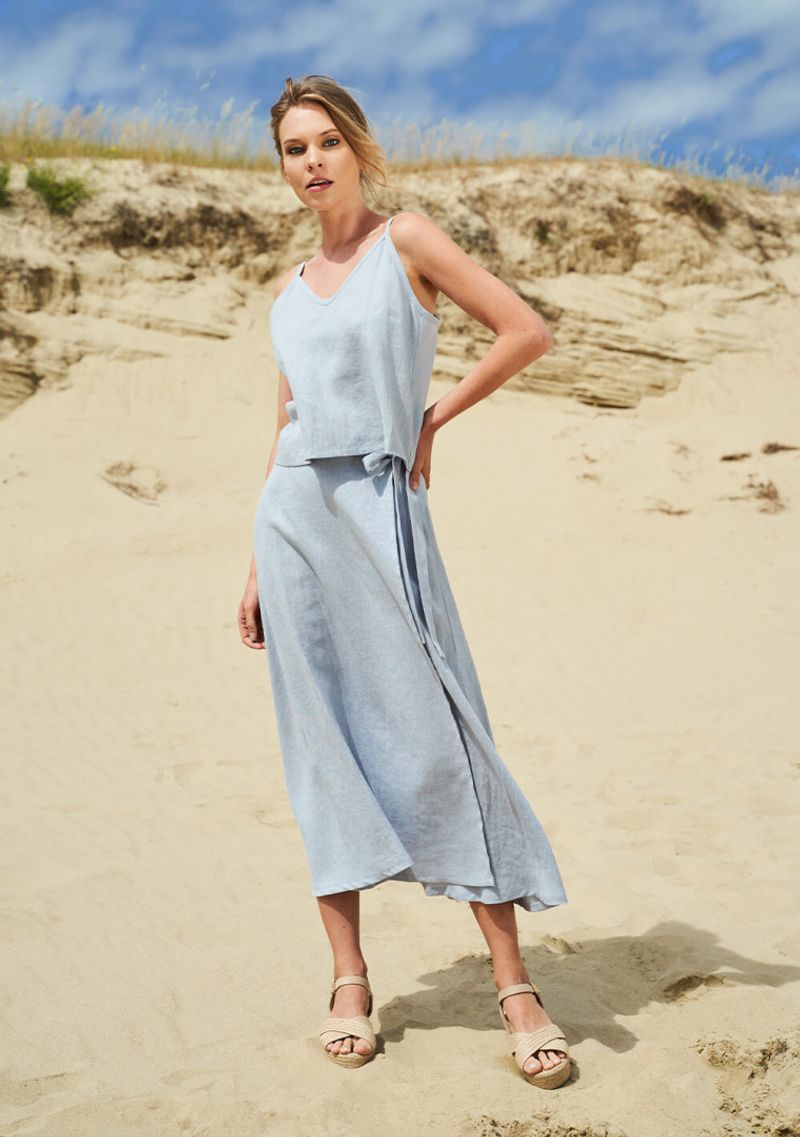 Wrap Midi Skirt