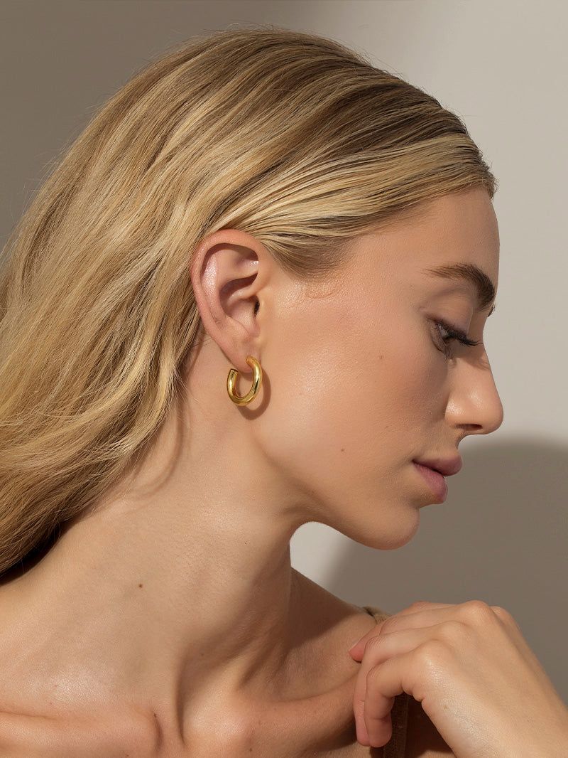 Simple Gold Hoops