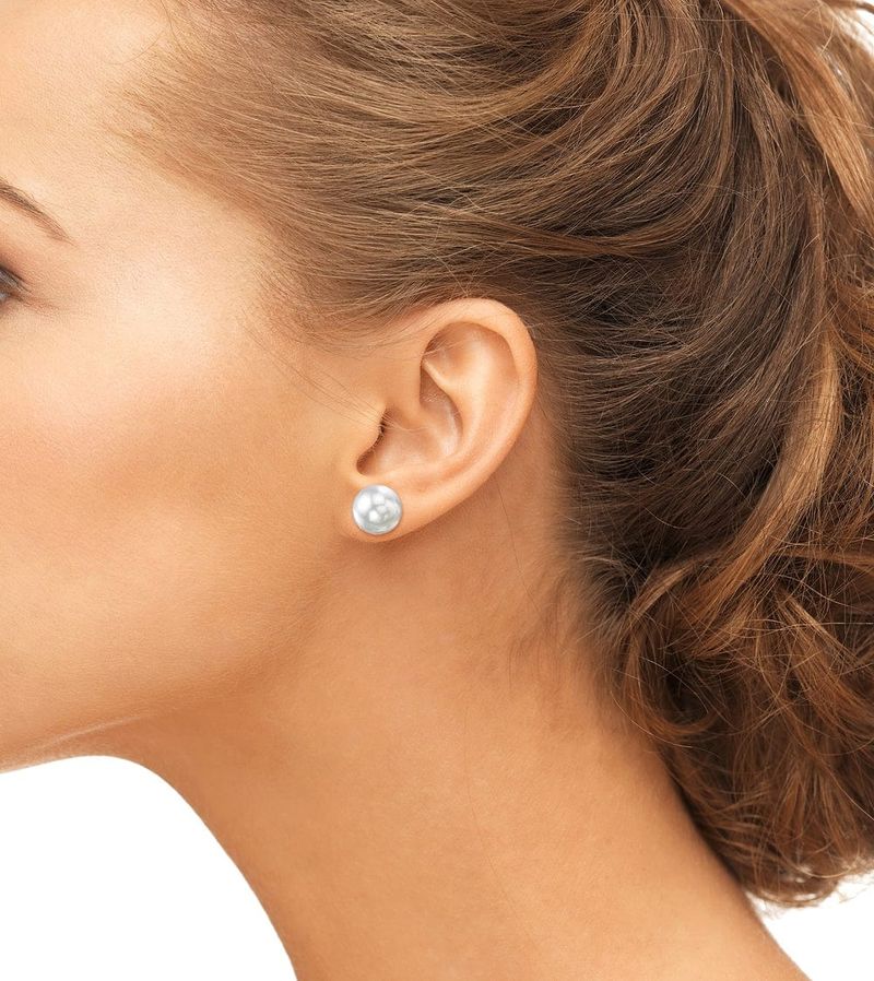Pearl or Diamond Stud Earrings