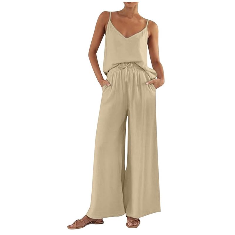 Silk Camisole and Palazzo Pants