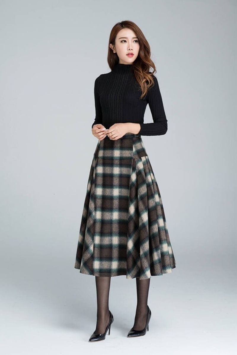 Knee-Length Skirt