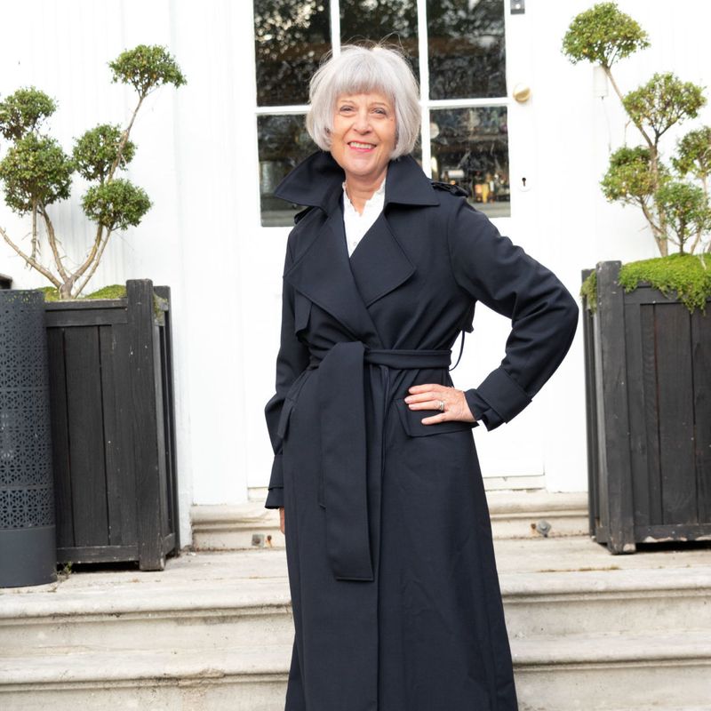 Mid-Length Trench Coat