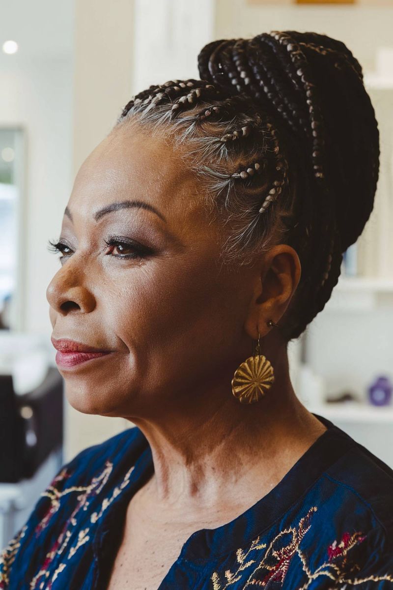 Sophisticated Loc Updo
