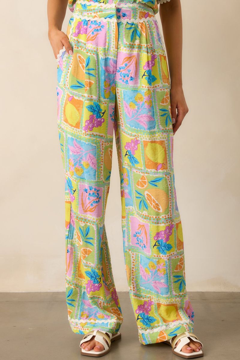 Printed Palazzo Pants