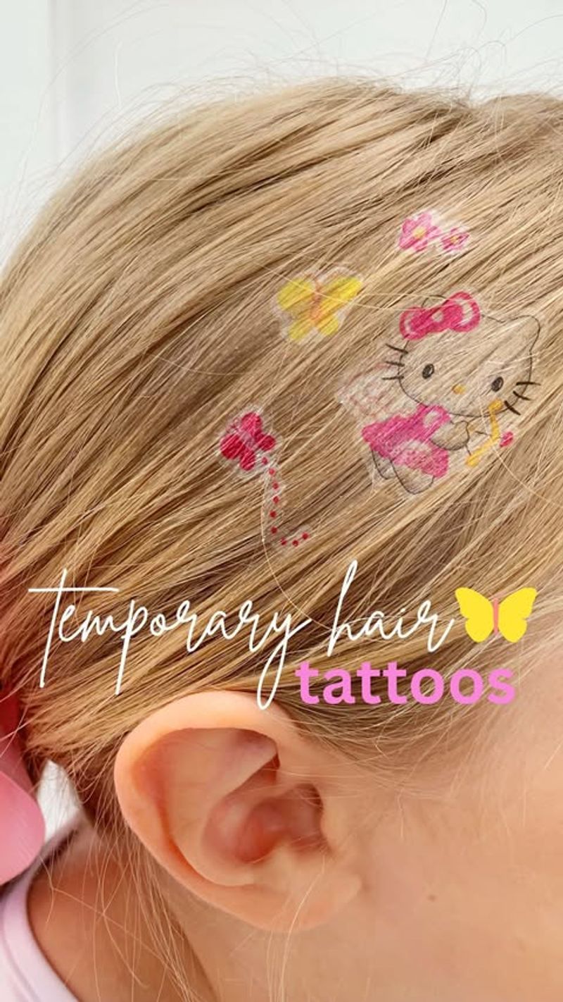 Tatuajes temporales para el pelo