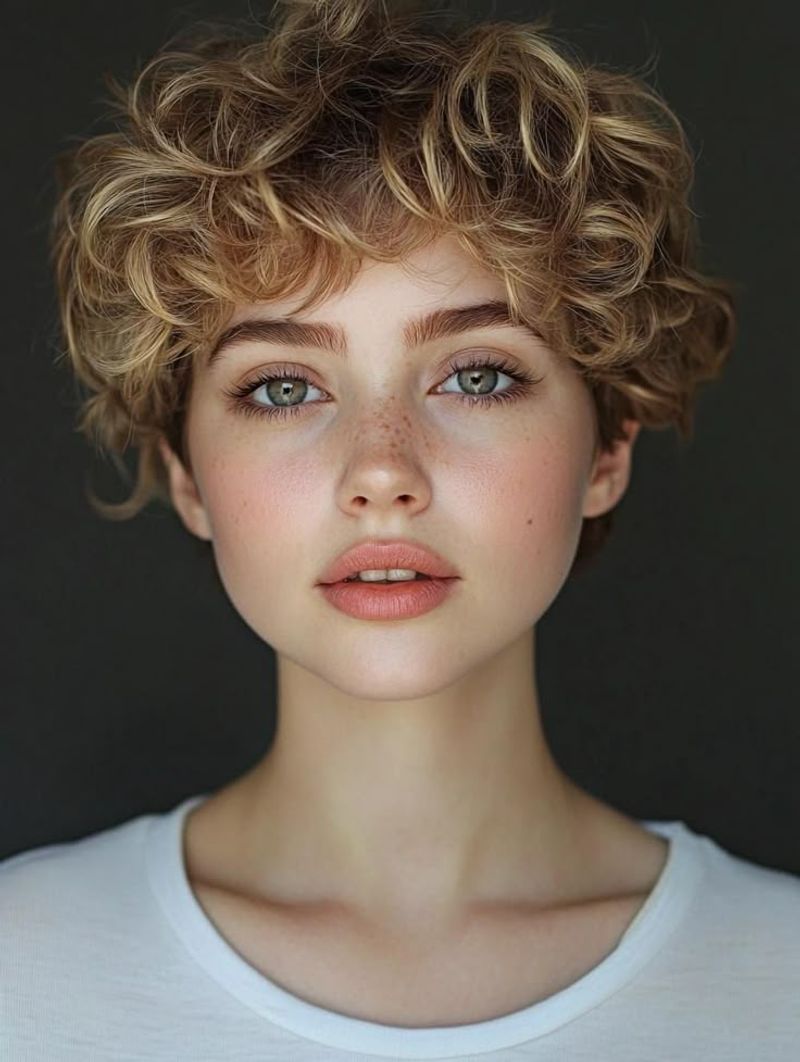 Pixie encaracolado