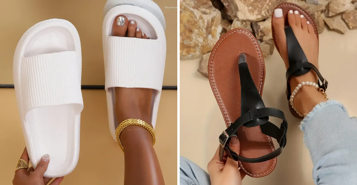 The 16 Comfy Slip-On Sandals We’ll Be Wearing All Summer—Backed By Glowing Reviews