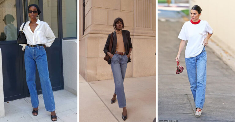 The 18 Best Tops To Wear With Straight Leg Jeans