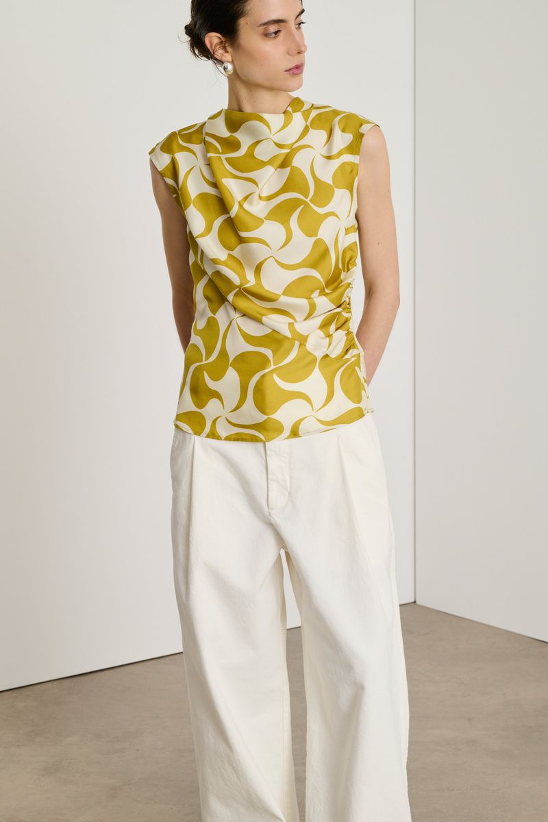 Casual Pants Elevated With Silk