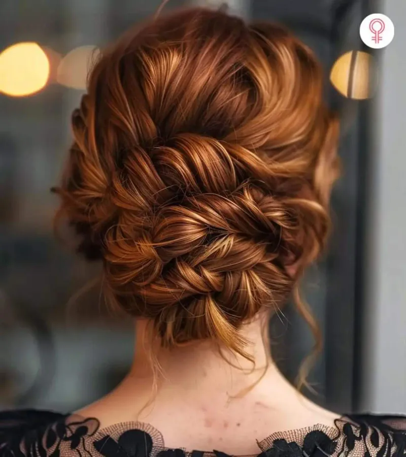 The Elegant Twirl Bun