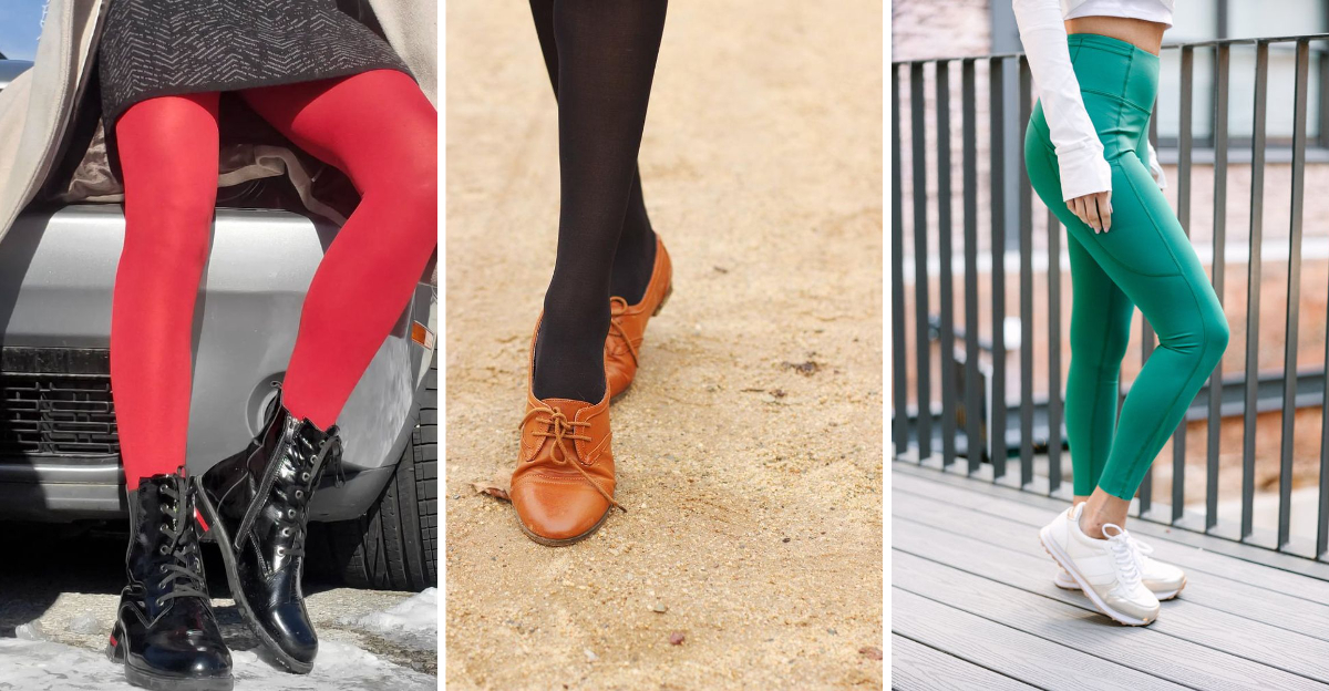 The Bold Girl’s Guide to Colored Tights—Start at the Bottom With These 17 Shoe Pairings