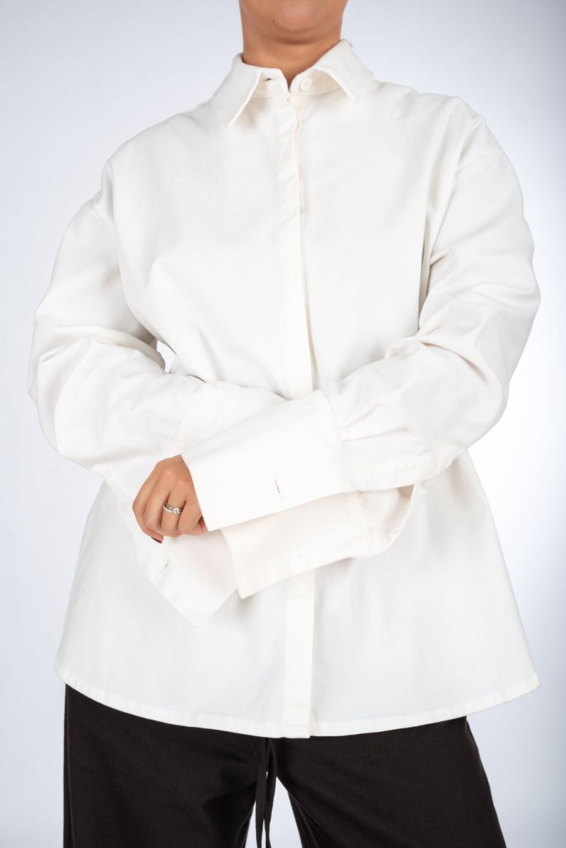 Crisp White Button-Down Reimagined