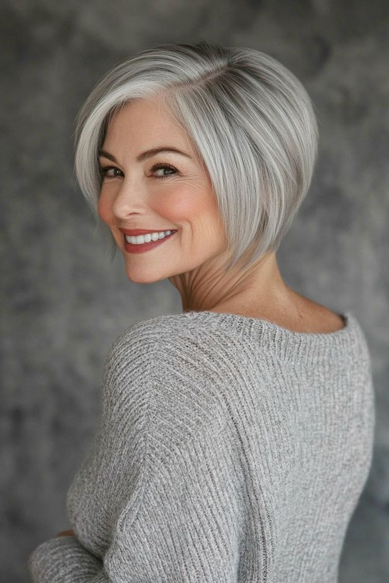 The Sleek A-Line Bob
