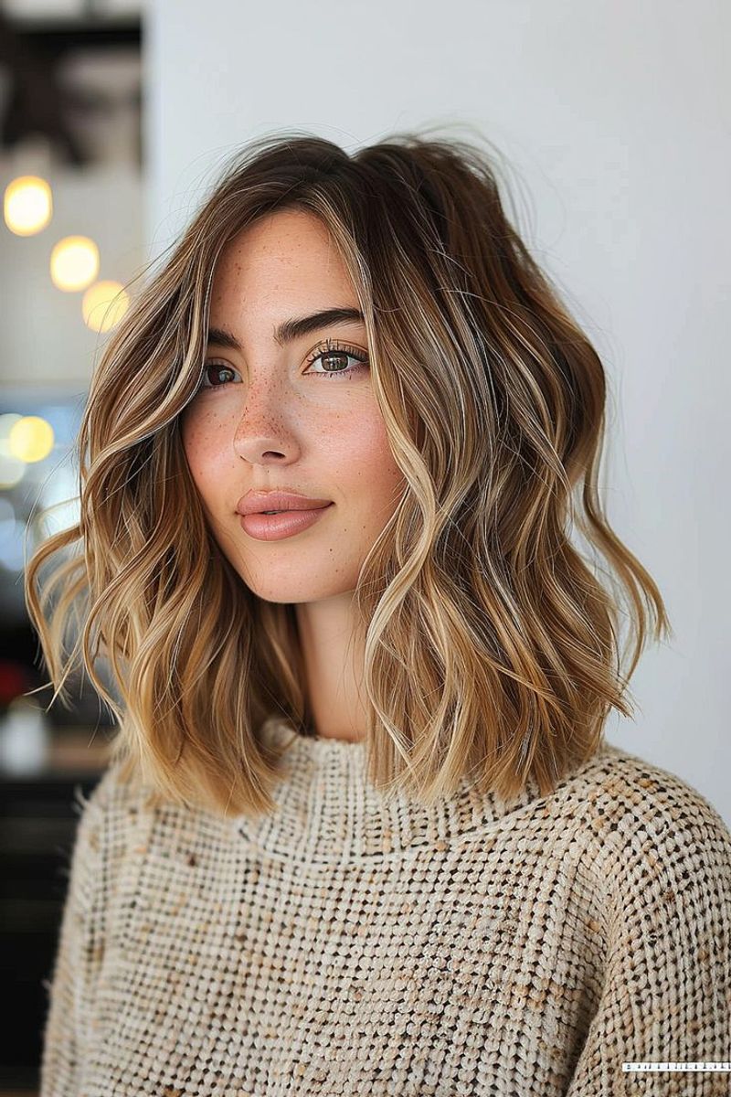 The Textured Lob (Long Bob)
