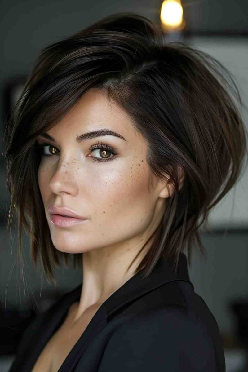 The Chic Asymmetrical Bob