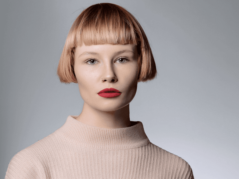 Harsh, Blunt Bangs