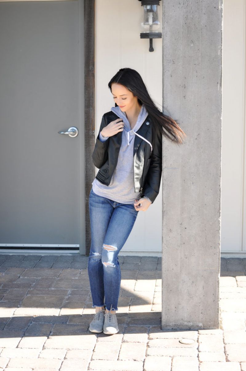 The Casual Hoodie and Sneakers