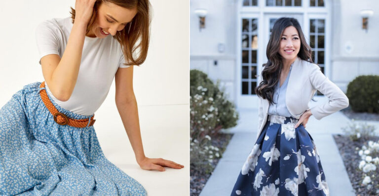 The Feminine Trend Fashion Girls Can’t Get Enough Of – 19 Flower Skirts Styled Right