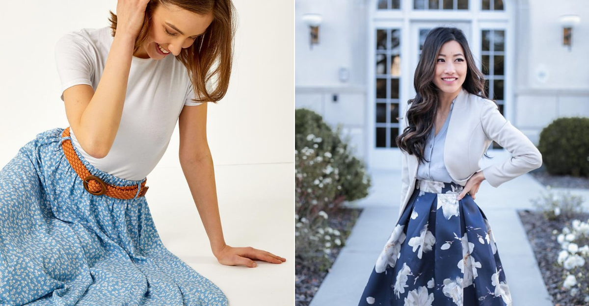 The Feminine Trend Fashion Girls Can’t Get Enough Of – 19 Flower Skirts Styled Right