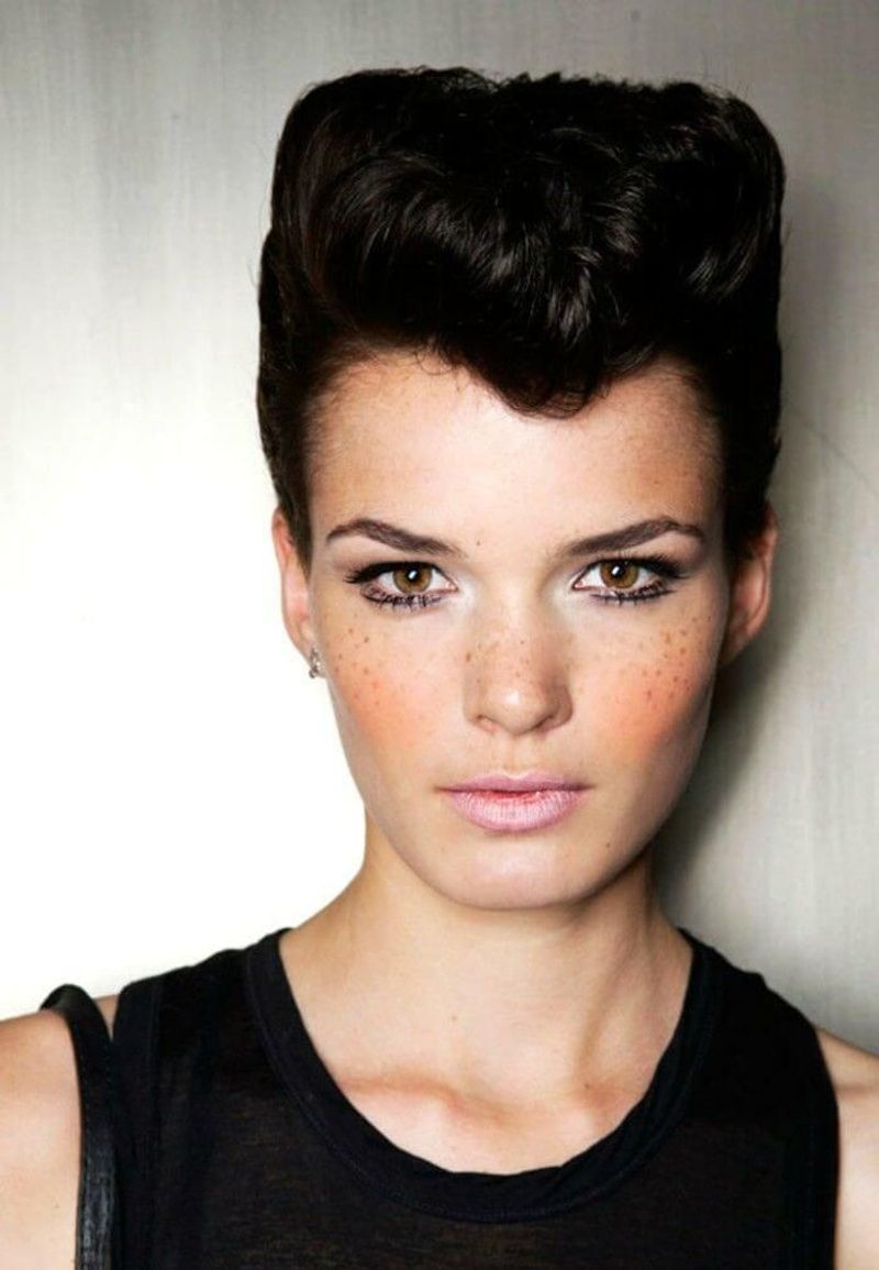 The Rockabilly-Inspired Pompadour