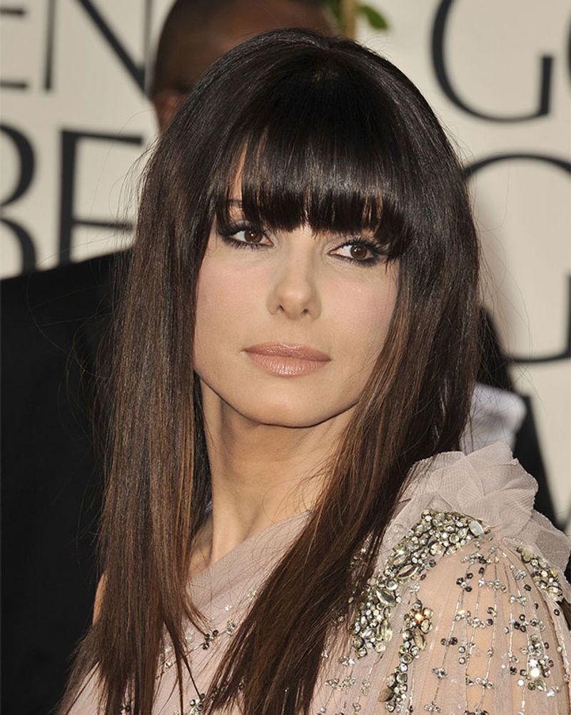 Harsh Blunt Bangs