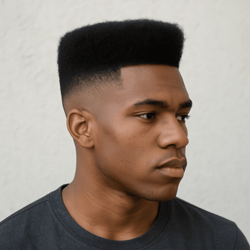 The Flat Top Fade