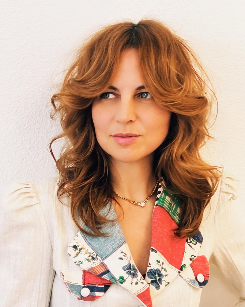 Soft Layered Shag with Bangs