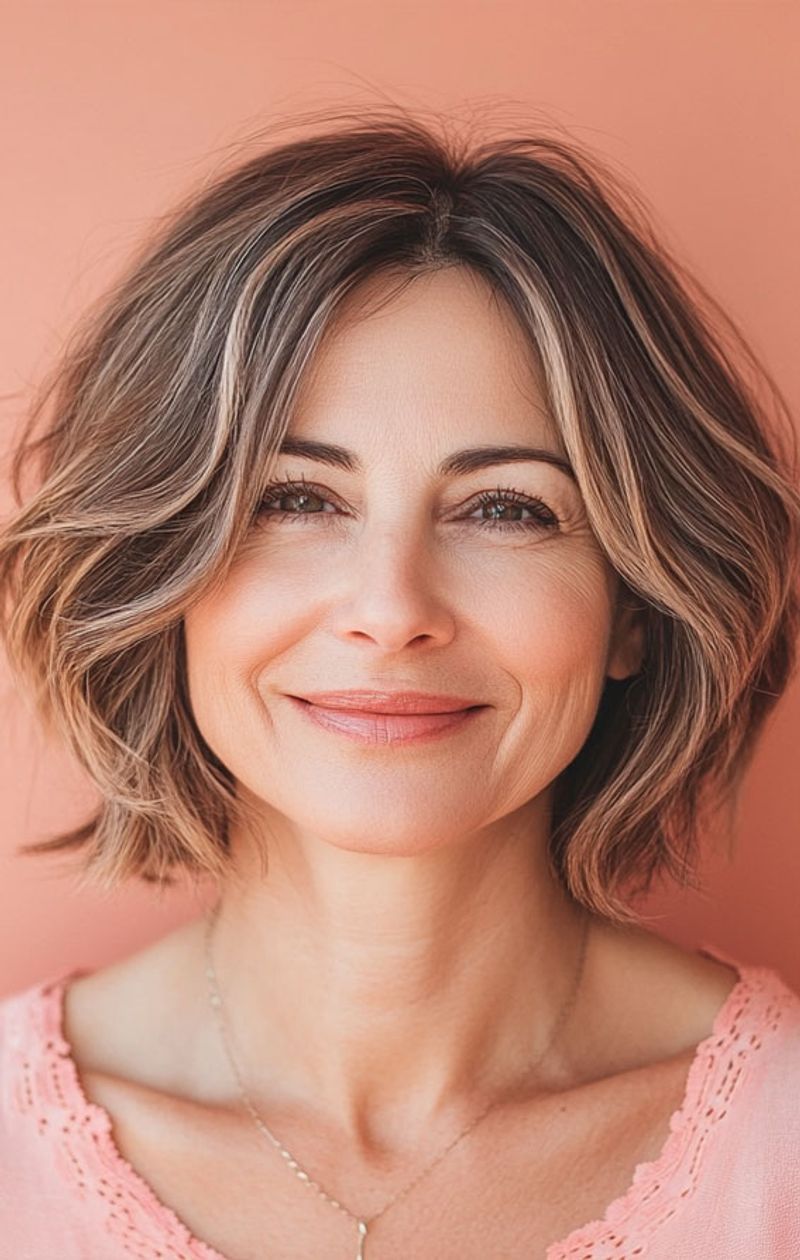 The Textured Bob With Subtle Highlights