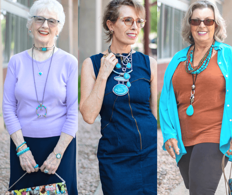 Statement Necklace & Solid Top
