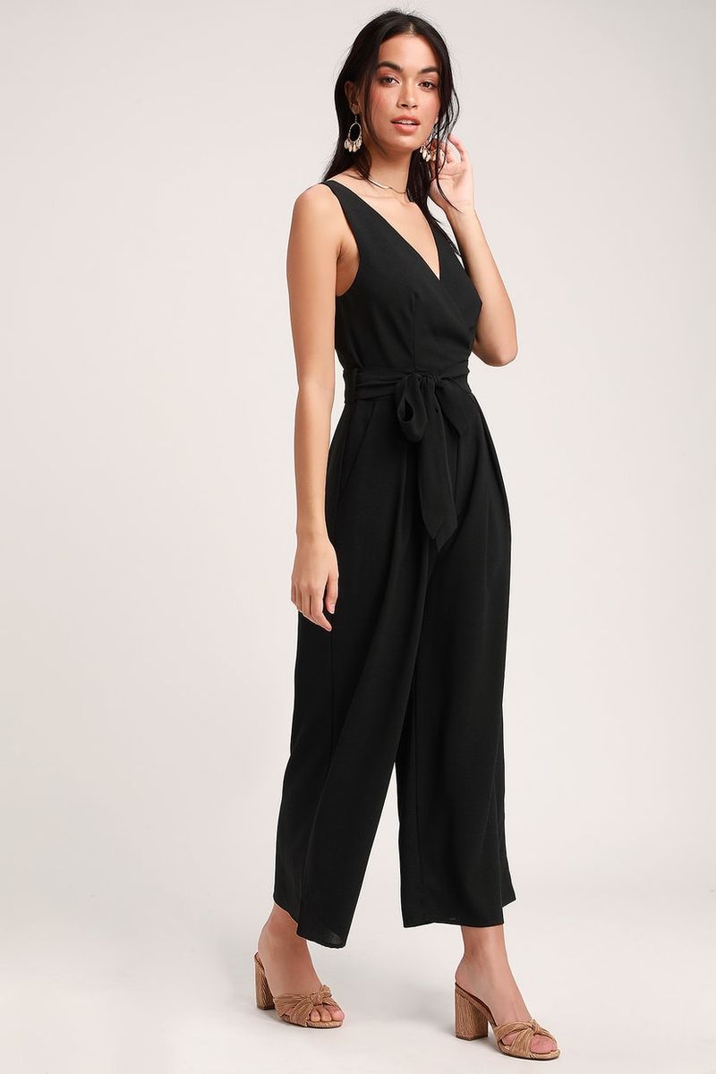 Sleeveless Culotte Jumpsuit