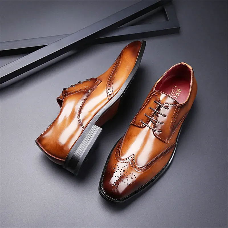 Leather Luxe Brogues