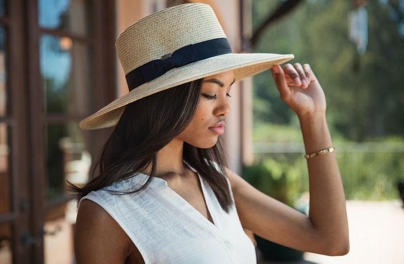 Wide-Brimmed Hat
