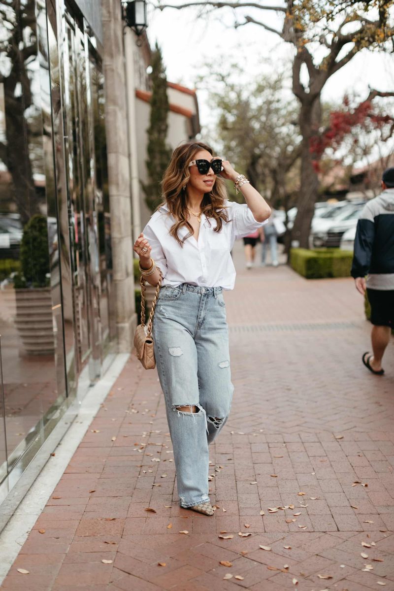 Classic White Shirt Combo