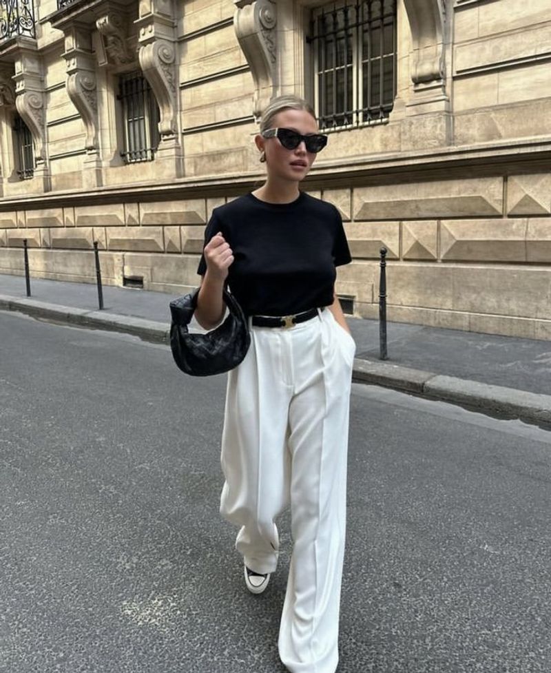 Sneakers With Tailored Pants