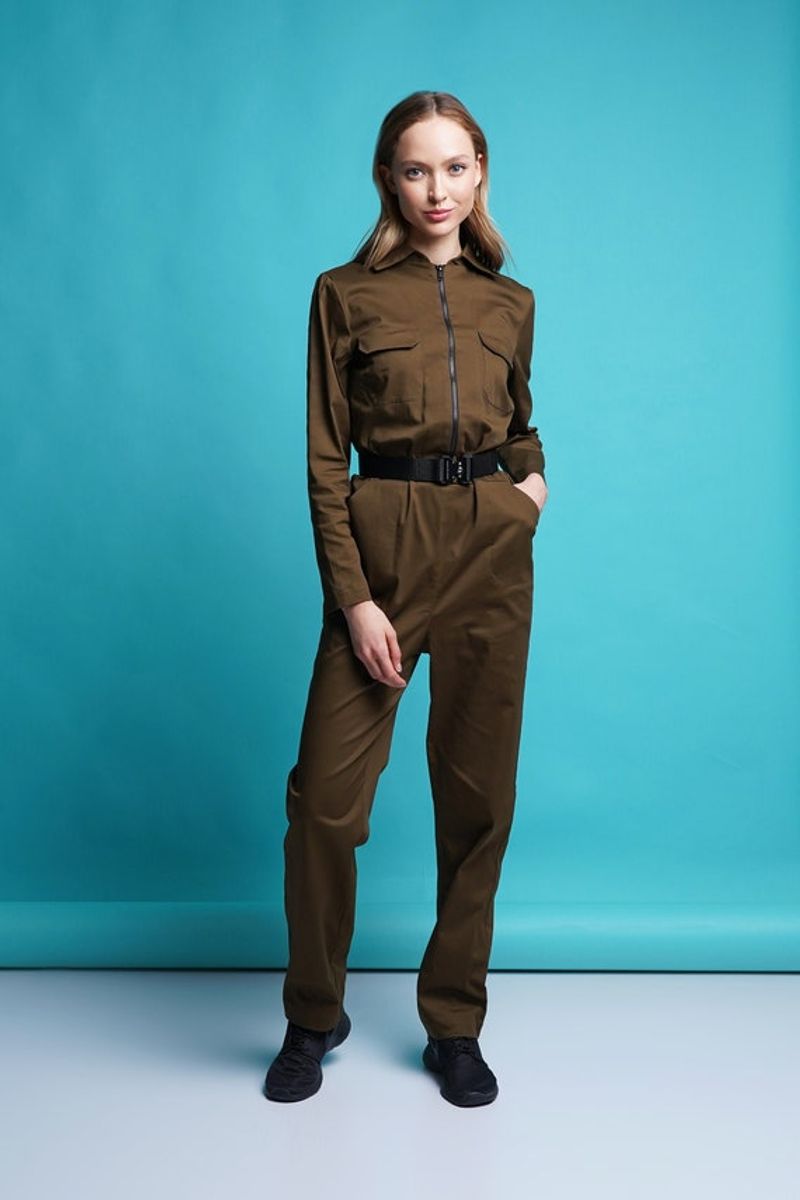 Belted Utility Jumpsuit