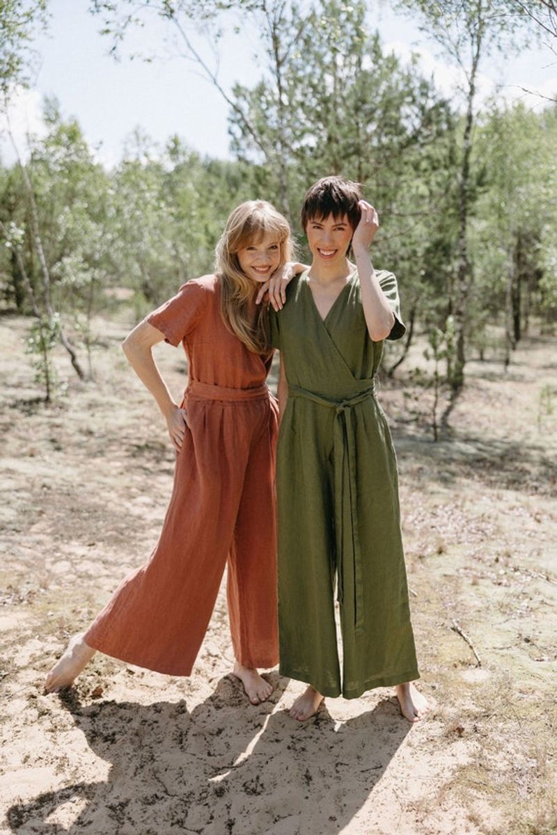 Linen Lounger Jumpsuit